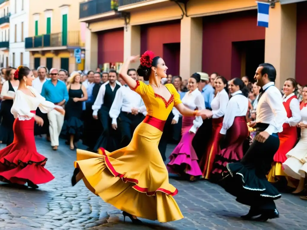 Apasionada actuación de baile flamenco en el Festival Internacional del Cante de las Minas, La Unión, España