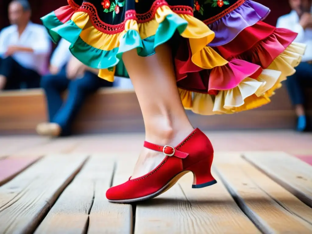 Un apasionado baile flamenco en la Feria de Abril de Sevilla