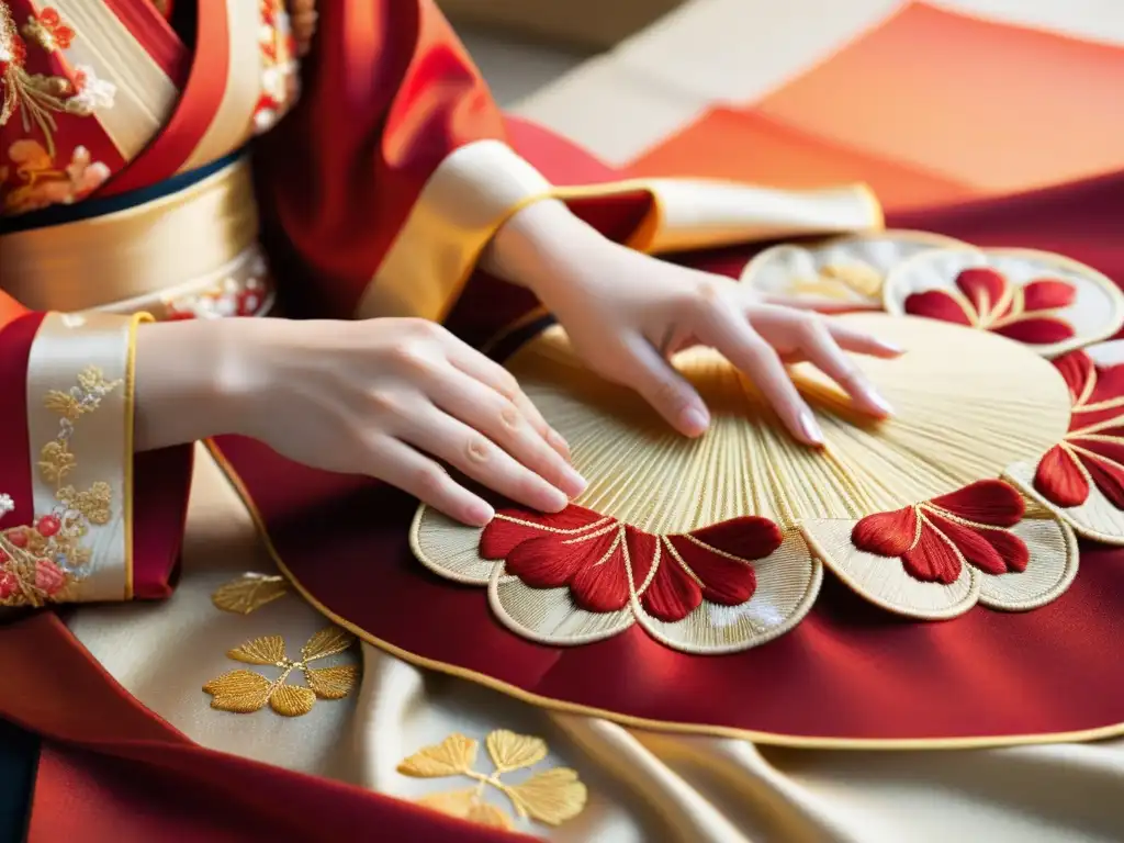 Artesanos japoneses crean con devoción vestimentas de danzas tradicionales, capturando su significado cultural en cada detalle