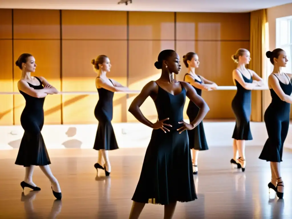 Bailarines preparándose con pasión para el Blackpool Dance Festival