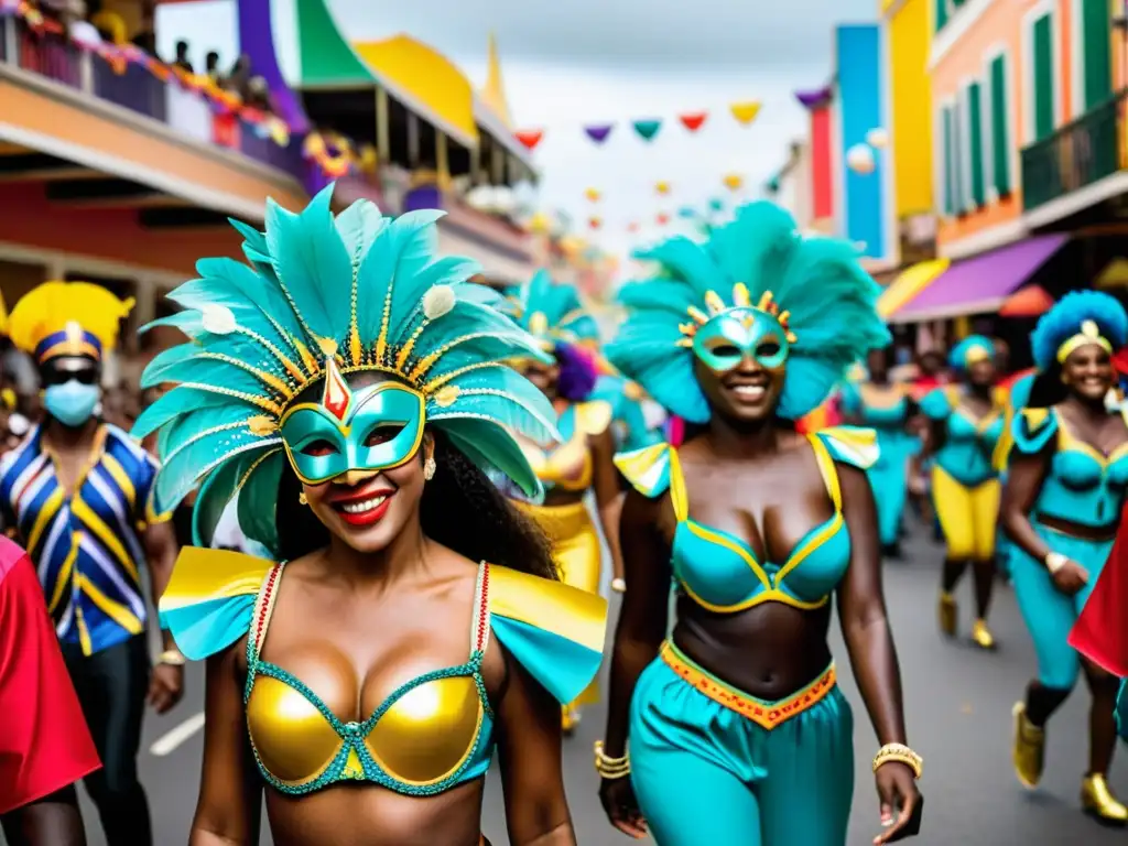 Transformación del baile de Carnaval en vibrante desfile de color, música y alegría