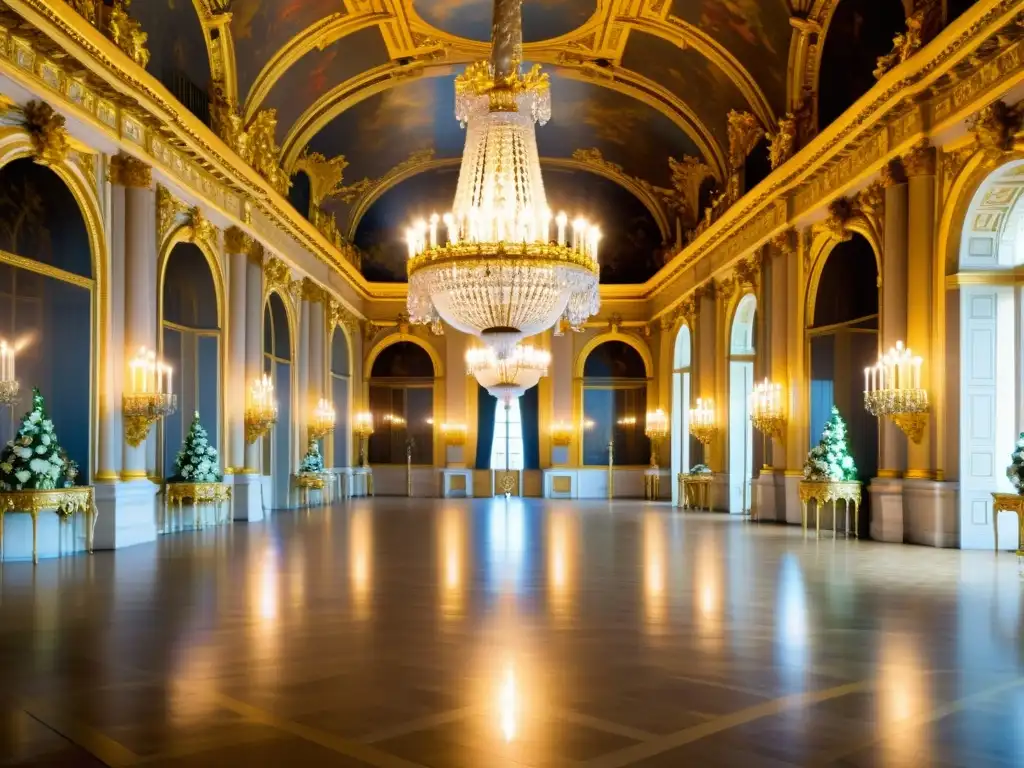 Baile de minuetos en el Palacio de Versalles, reflejando la elegancia y significado cultural del minueto francés