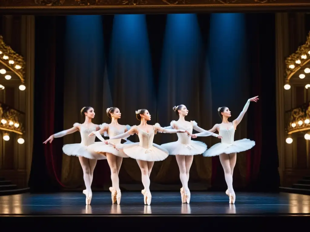 Ballet de la Ópera de París: Elegancia y pasión en el escenario, saltos precisos y gráciles capturados en el aire