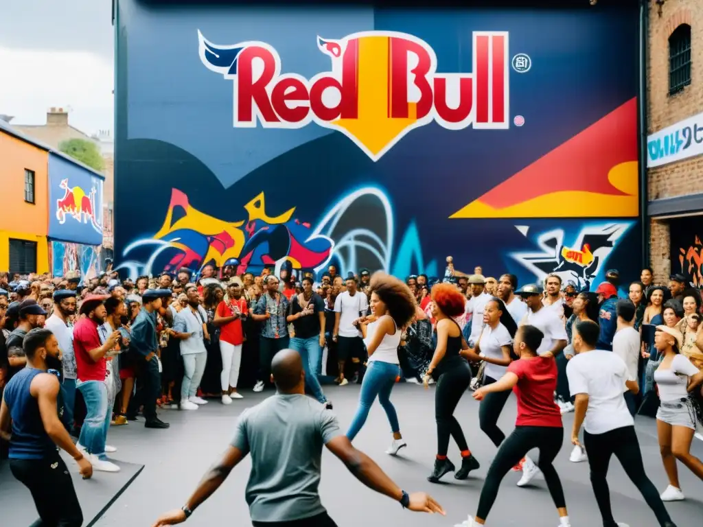 Una calle urbana llena de graffitis sirve como escenario para el desafío Red Bull Dance Your Style