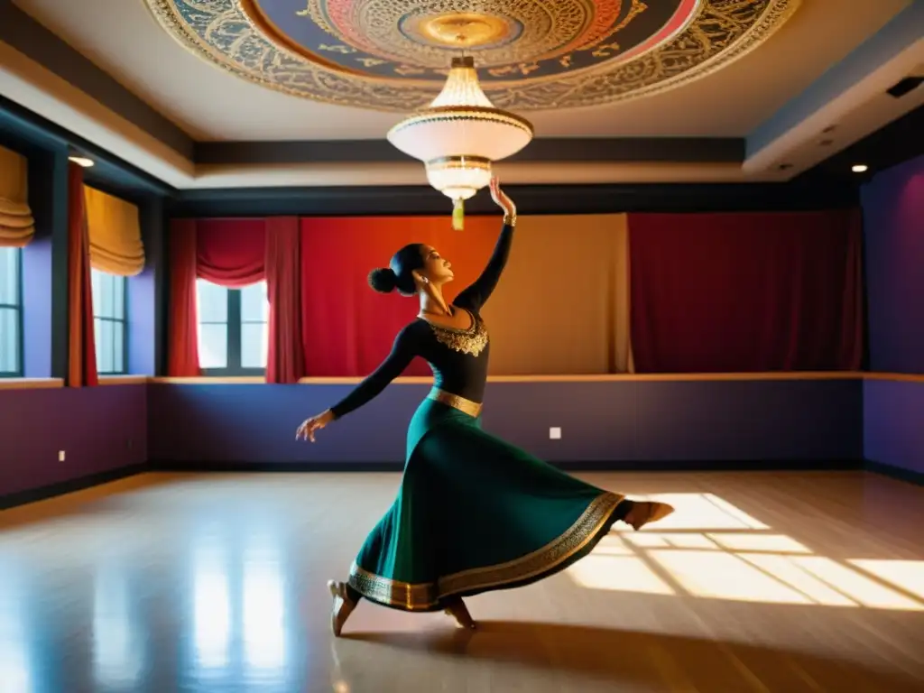 Clase de danza del vientre en América Latina: Mujeres diversas, elegantes movimientos y ambiente cálido lleno de empoderamiento y celebración femenina