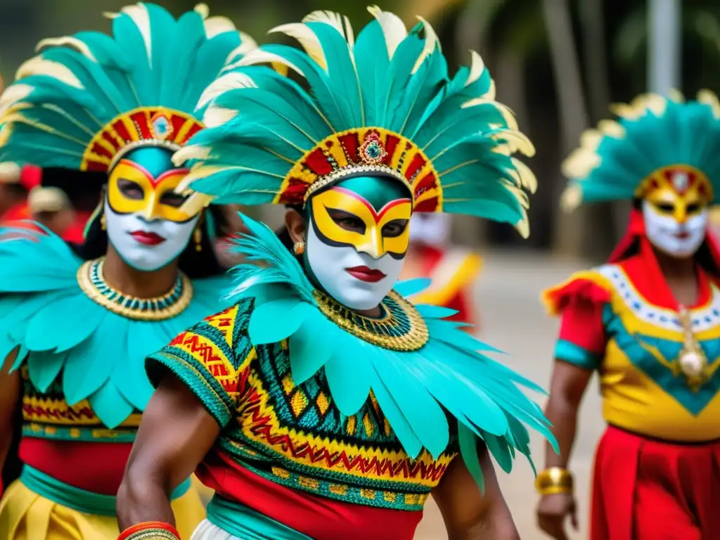 Colorida Danza de los Diablos en el festival Corpus Christi Panamá, reflejando su significado religioso y riqueza cultural