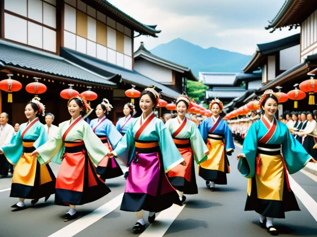 Colorido Festival Awa Odori Tokushima: danza tradicional, vibrante energía y significado cultural capturados en alta resolución