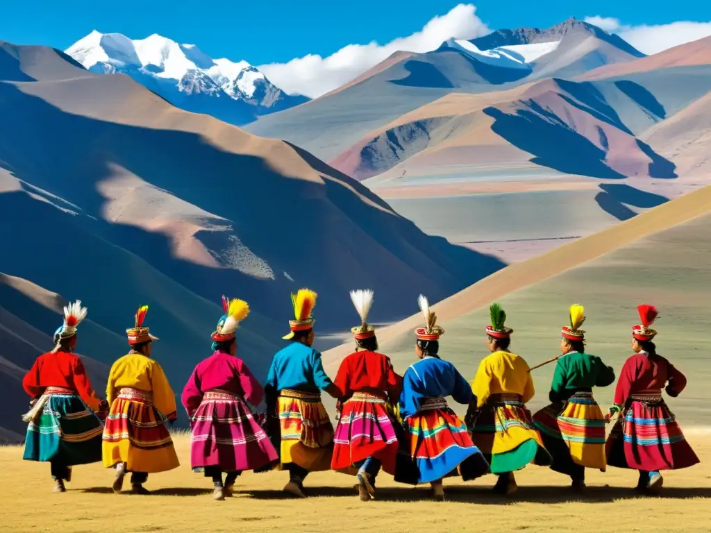 Danza Aymara en los Andes bolivianos, significado cultural y tradición