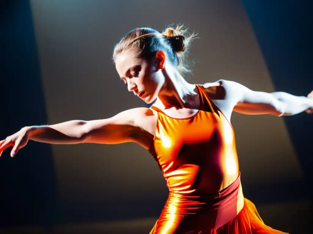 Fotografía de danza contemporánea en el Festival de Edimburgo, capturando la intensidad y pasión del baile