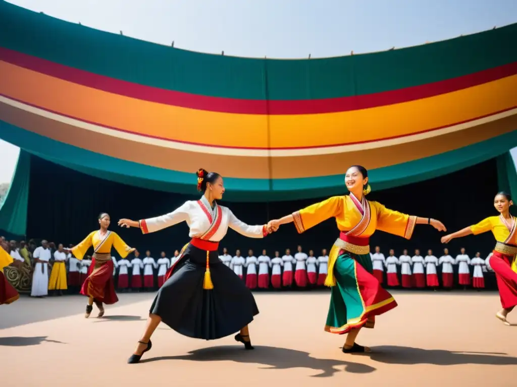 Danza contemporánea fusiona tradiciones mundiales en vibrante festival cultural