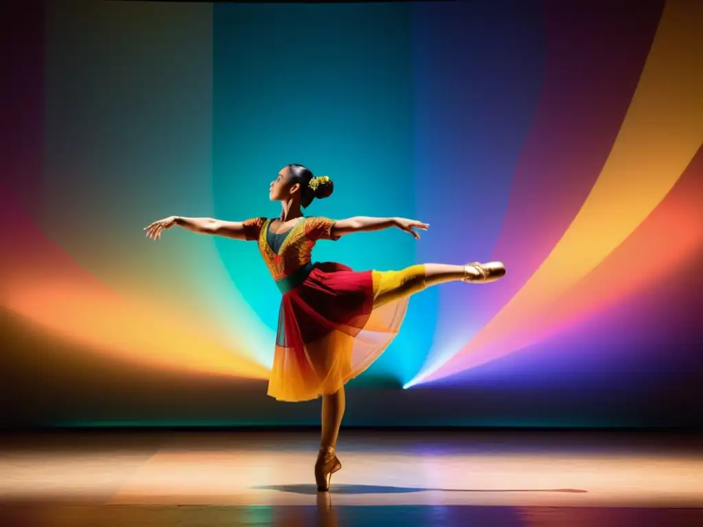 Una danza contemporánea fusiona tradiciones mundiales en un vibrante espectáculo de movimiento y color