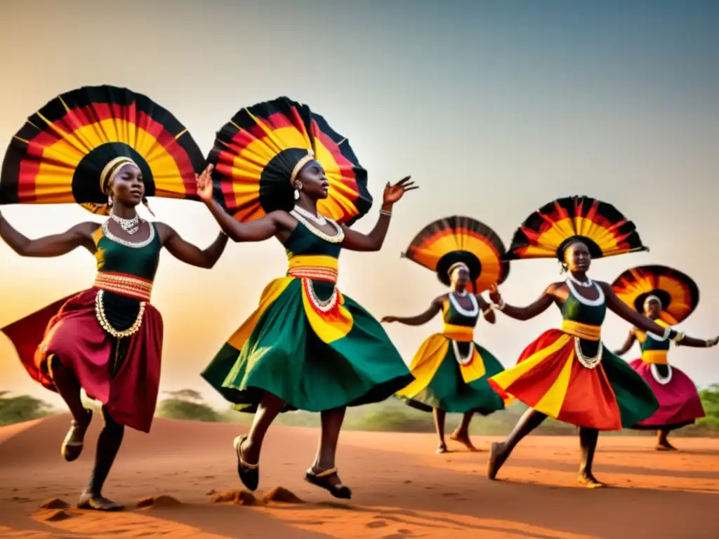 Danza Moribayasa en Guinea: intensidad cultural capturada en movimientos y colores vibrantes del atuendo tradicional