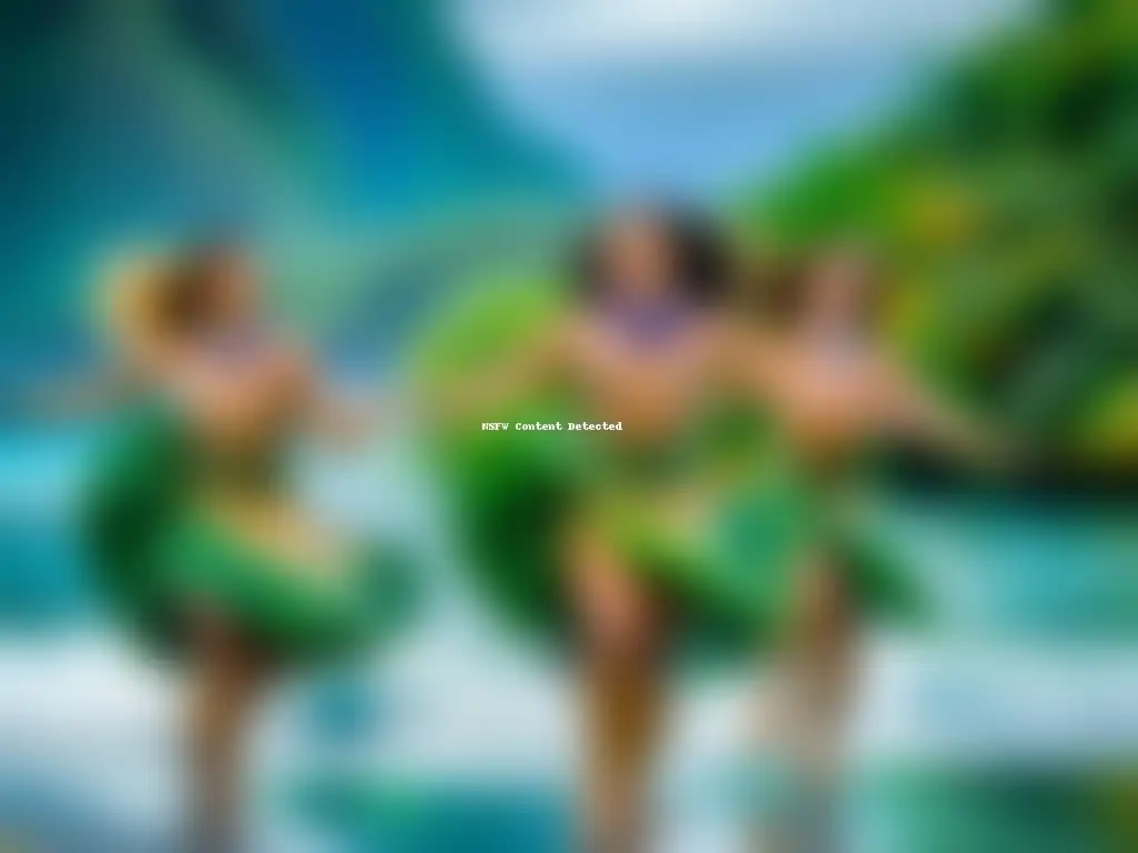 Exuberante danza Seasea samoana en vestimenta tradicional Danza Seasea de Samoa: Energía y tradición en movimiento, capturando la riqueza cultural y emocional de la danza