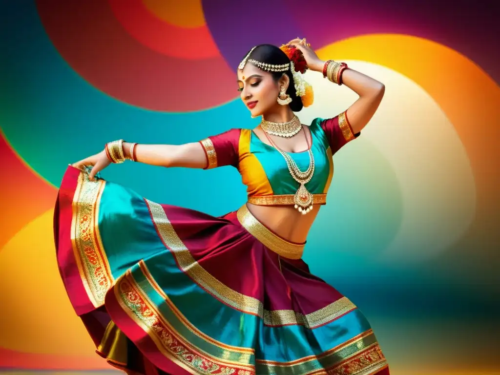 Danza tradicional india: significado cultural de los colores en trajes vibrantes