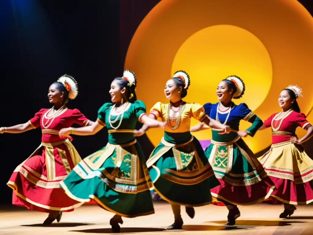 Danzas tradicionales cautivadoras en un escenario grandioso