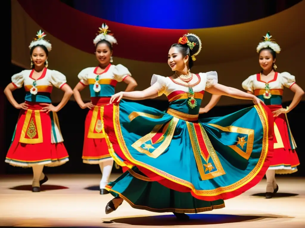 Danzas tradicionales promueven la diplomacia: Colorida presentación de bailes tradicionales de distintos países, con audiencia internacional cautivada por la diversidad cultural