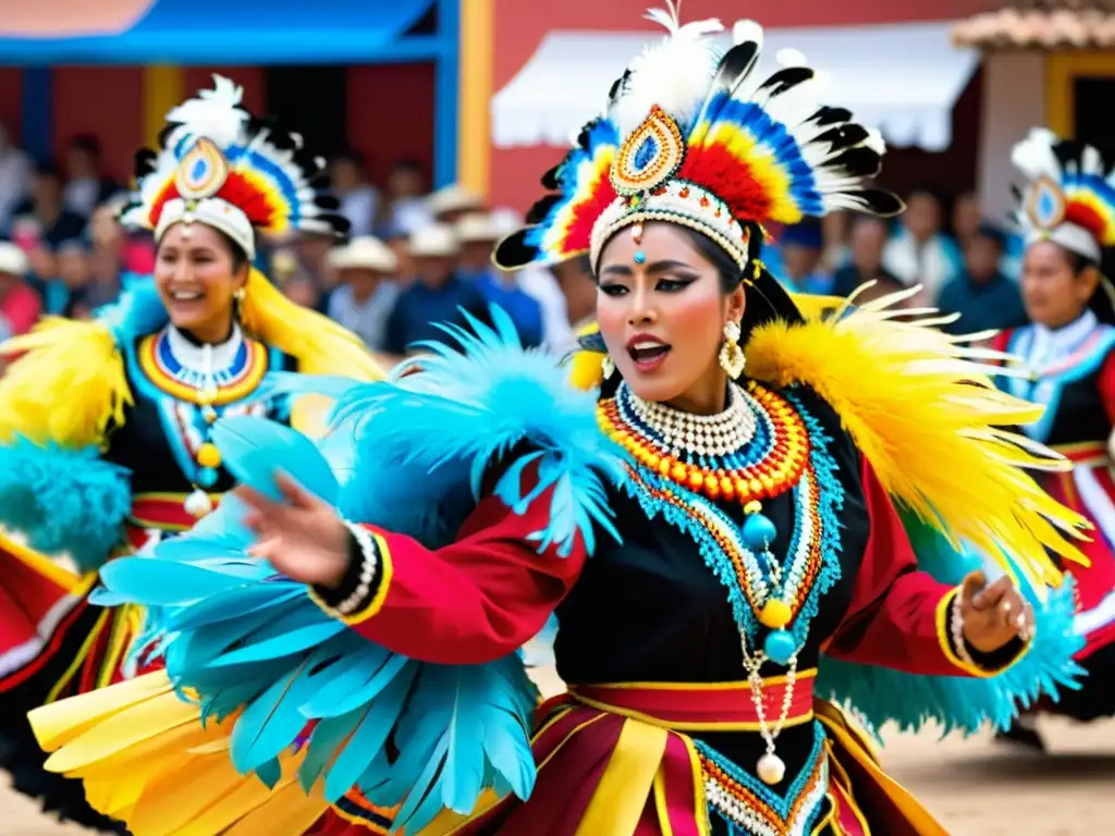 Danzas tradicionales Fiesta de la Candelaria: Coloridos trajes y baile sincronizado en Puno, bajo el imponente paisaje andino