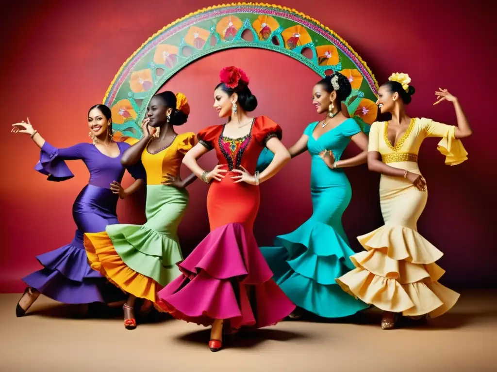 Aprende danzas tradicionales del mundo con esta representación de diversidad cultural y tradiciones de baile en un festival vibrante