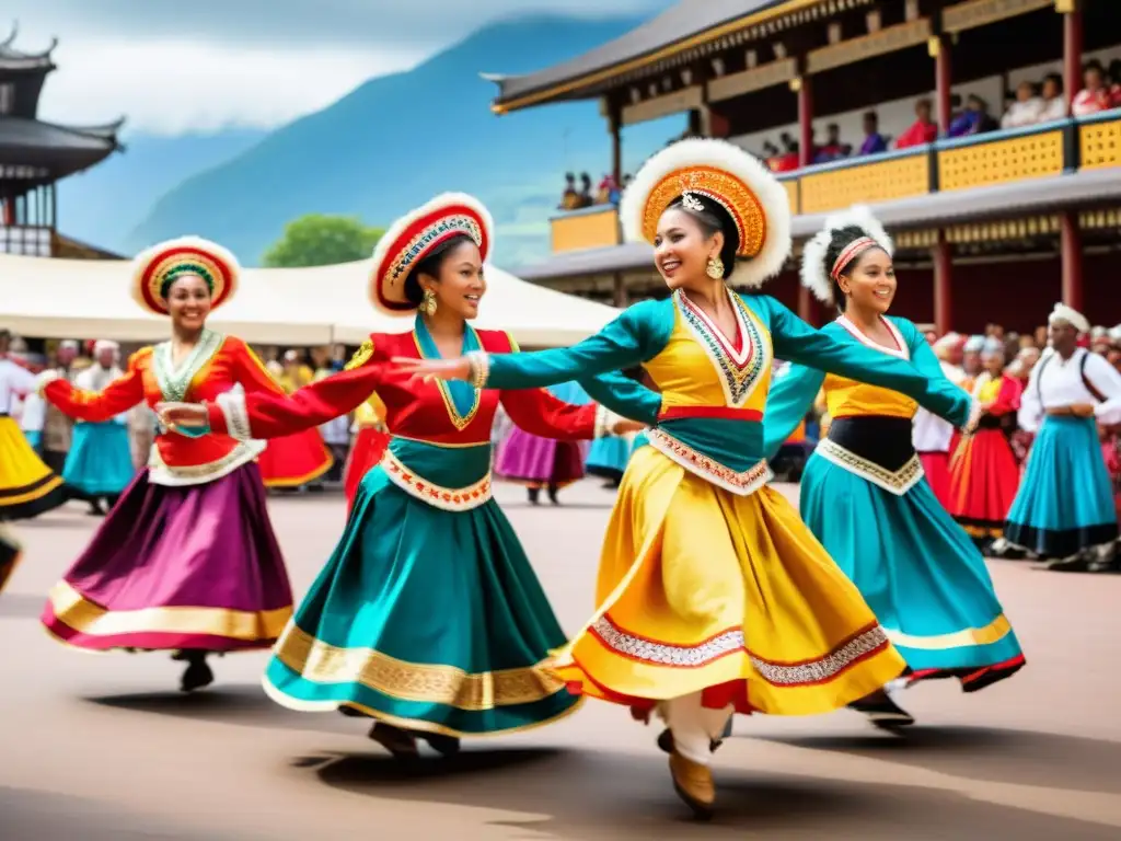 Danzas tradicionales de todo el mundo: Un vibrante espectáculo de baile que une culturas en un festival multicultural