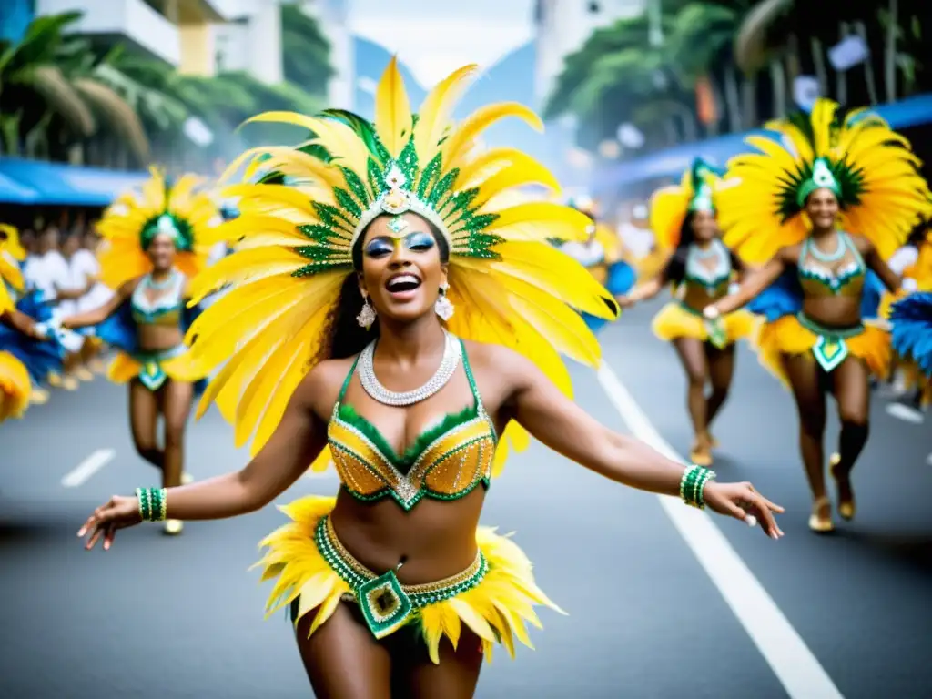 Desfile vibrante en Río de Janeiro, Brasil, refleja la tradición del Samba