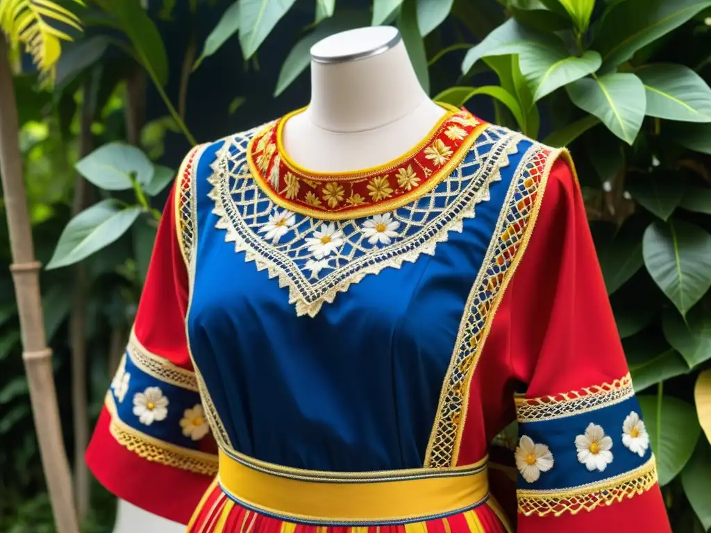 Detalles del traje Punto Guanacasteco resaltan su significado cultural en Costa Rica