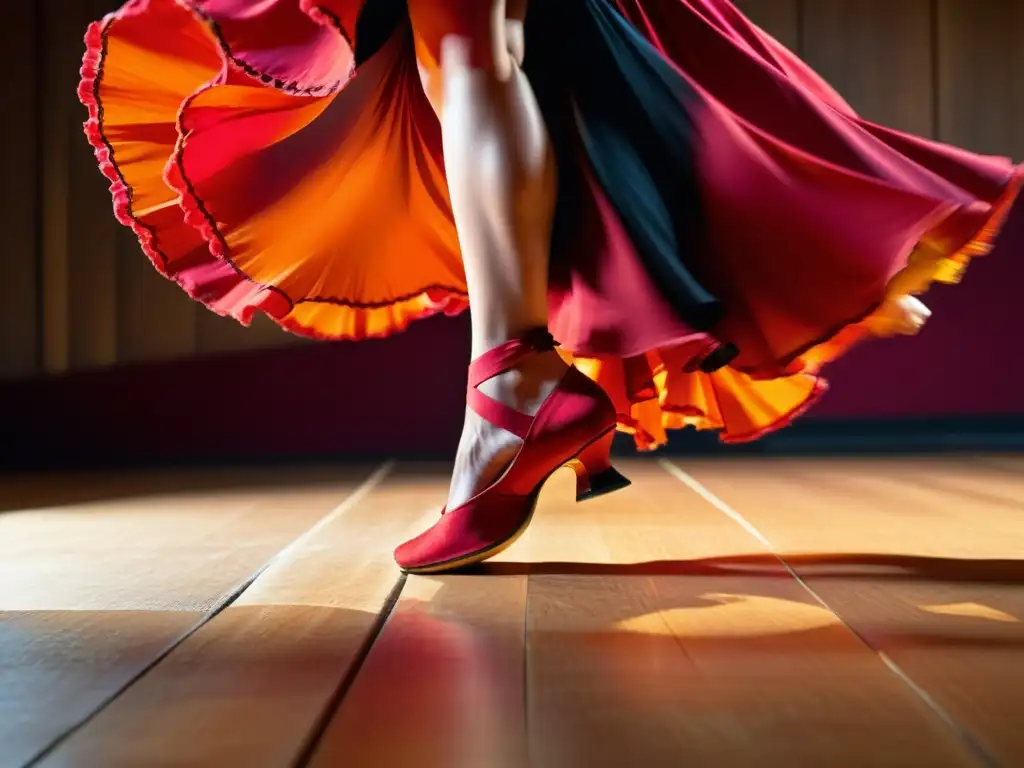 Un emocionante zapateado en el escenario de un festival internacional de baile flamenco