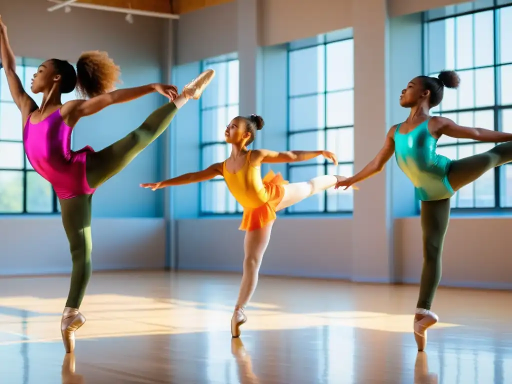 Un estudio lleno de energía, donde jóvenes bailarines transforman la enseñanza de danza con tecnología innovadora