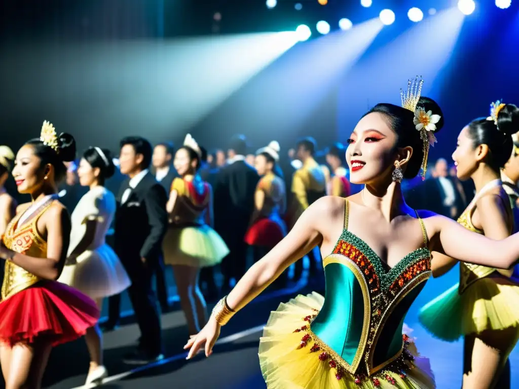 Exclusivo encuentro VIP con bailarín en el Festival Mundial de Danza en Tokyo, mostrando los beneficios paquetes VIP festivales danza