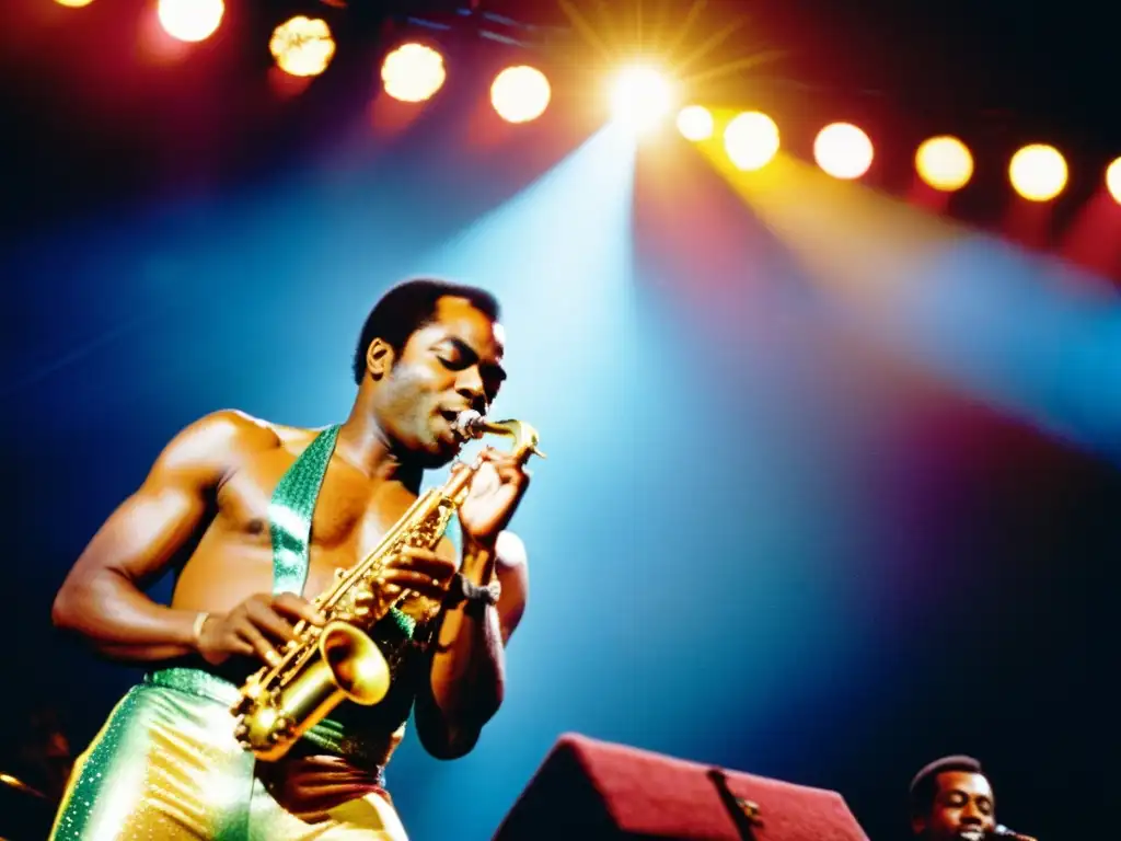 Fela Kuti y su banda, The Africa '70, cautivan al público en el Festival de Jazz de Berlín de 1978