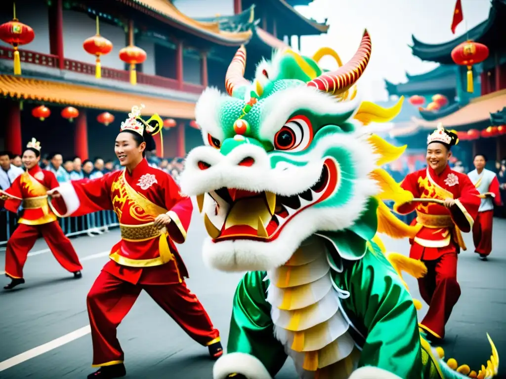 El Festival de Danza del Dragón Qingdao cobra vida en las calles, con un cautivador baile tradicional chino