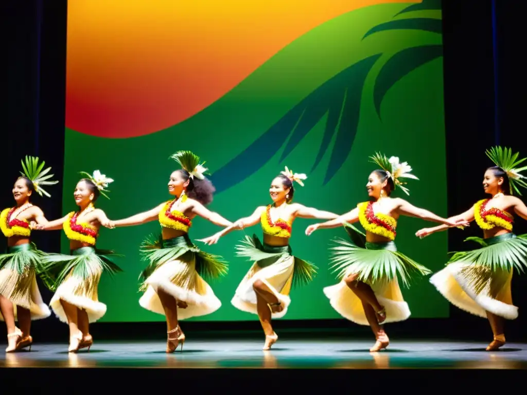 Grupo de bailarines de diferentes culturas del Pacífico realiza danza sincronizada en Concurso Internacional Danzas del Pacífico