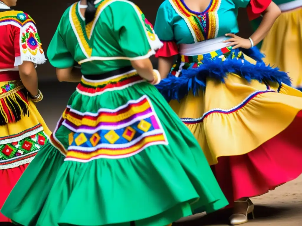 Grupo de bailarines mexicanos en trajes tradicionales representativos de la rica historia y significado cultural de México