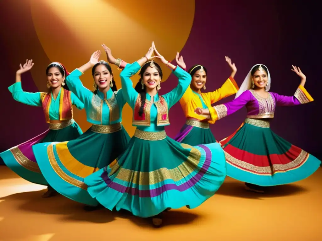 Grupo de bailarines de Qawwali en Pakistán, danza espiritual llena de color y devoción