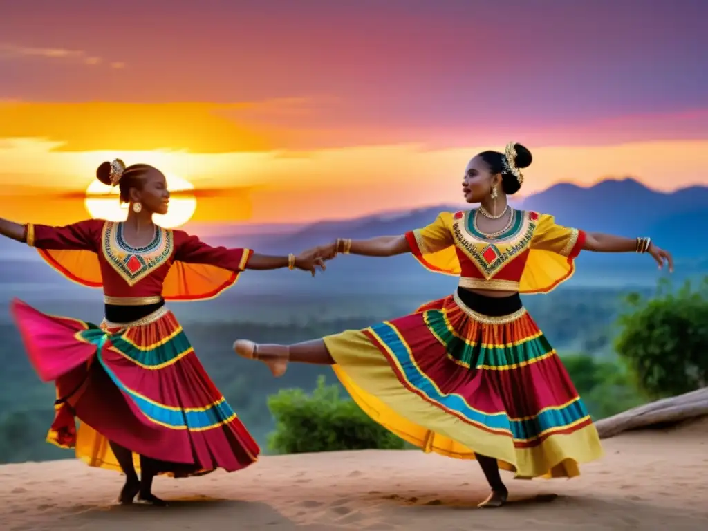 Grupo de danza impacta en la puesta de sol, desafiando leyes y visados con su energía y tradición