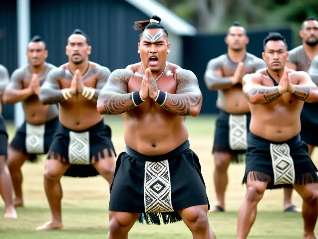 Grupo Maorí realiza la intensa danza Haka, mostrando su fuerza y orgullo cultural