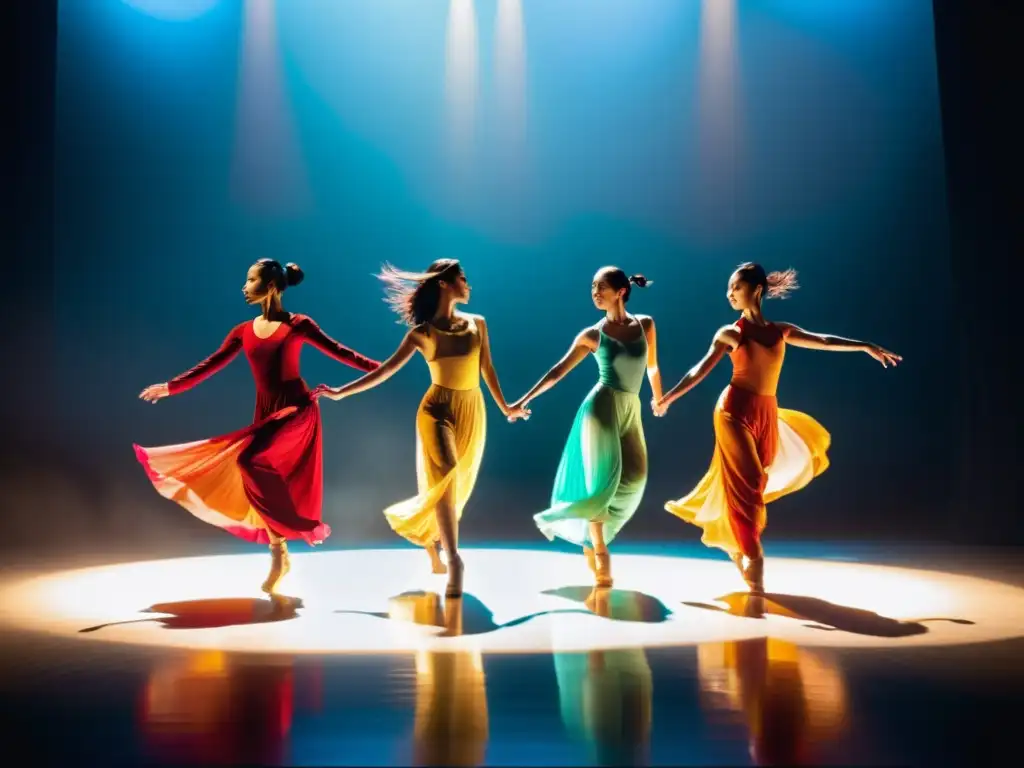Espectáculo de Danza Asiática Contemporánea Un impactante espectáculo de danza asiática contemporánea con técnicas innovadoras y movimientos fluidos