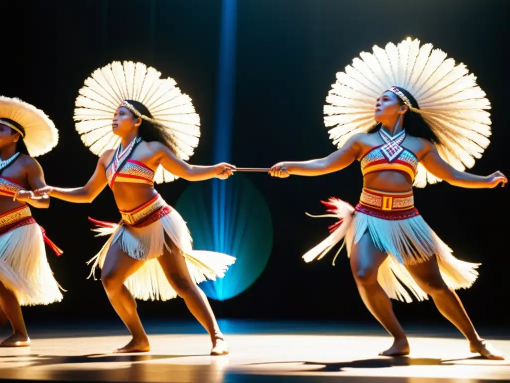 Un impresionante baile tradicional Yapese Stick Dance, resaltando el significado cultural del Yapese Stick Dance y la destreza de los bailarines