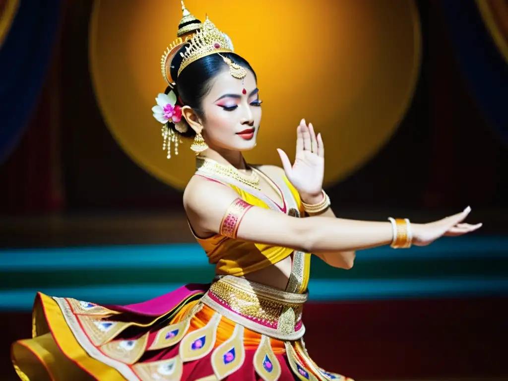 Una impresionante danza clásica tailandesa que transmite significado cultural a través de la elegancia y precisión de cada movimiento