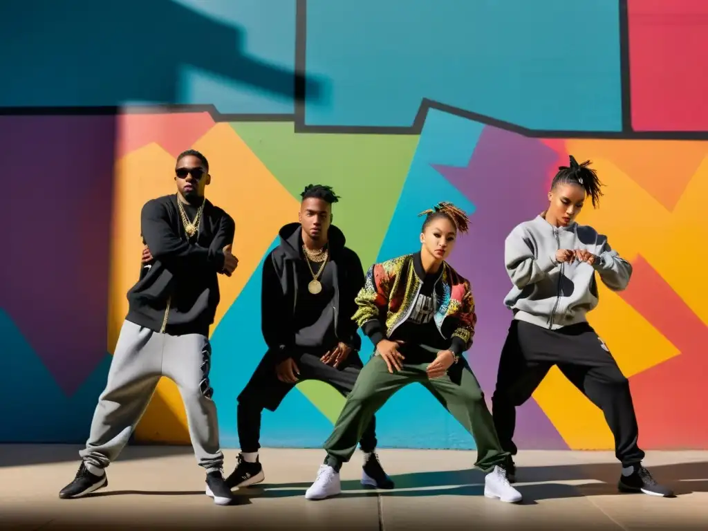 Intensa sesión de krumping urbano