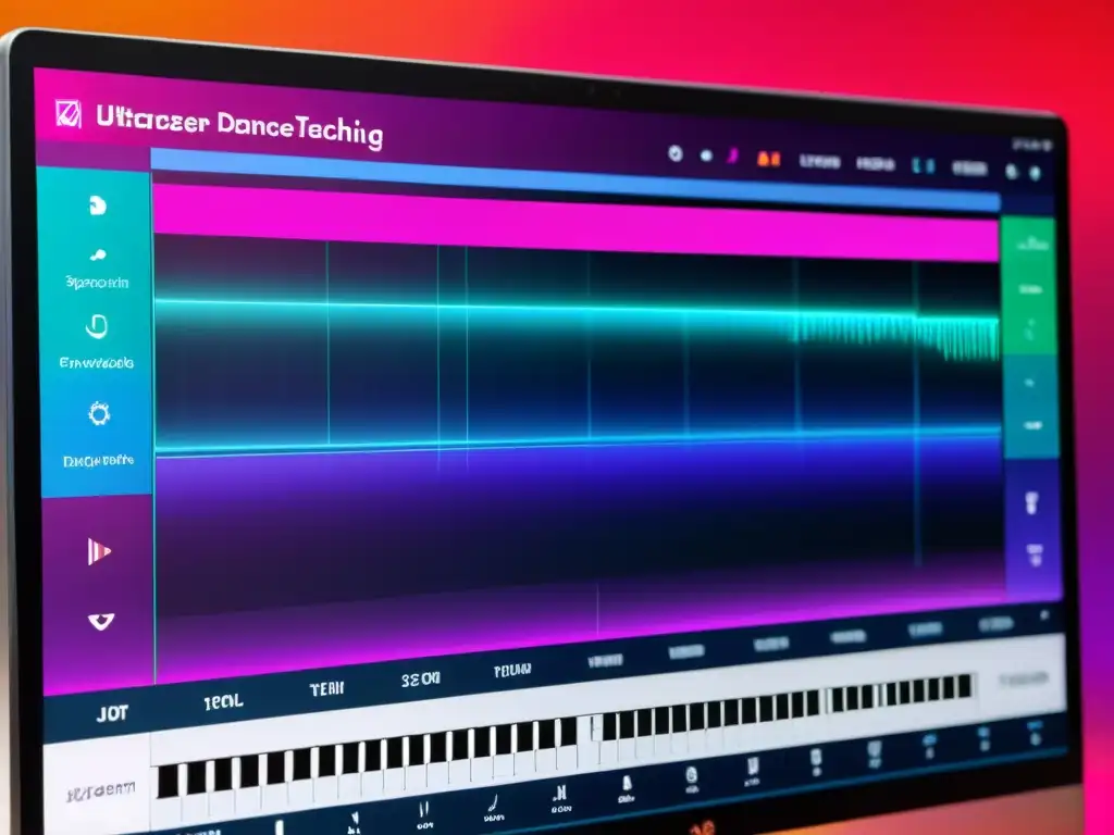 Interfaz de software especializado en danzas del mundo: coreografías detalladas, música, avatares y herramientas de aprendizaje inmersivas y dinámicas