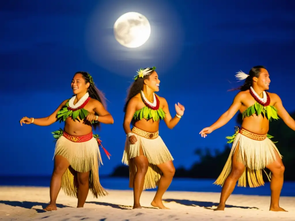 Micronesia, danza bajo la luna llena en el Festival de la Luna Llena de Pohnpei, celebrando la rica herencia cultural de la isla