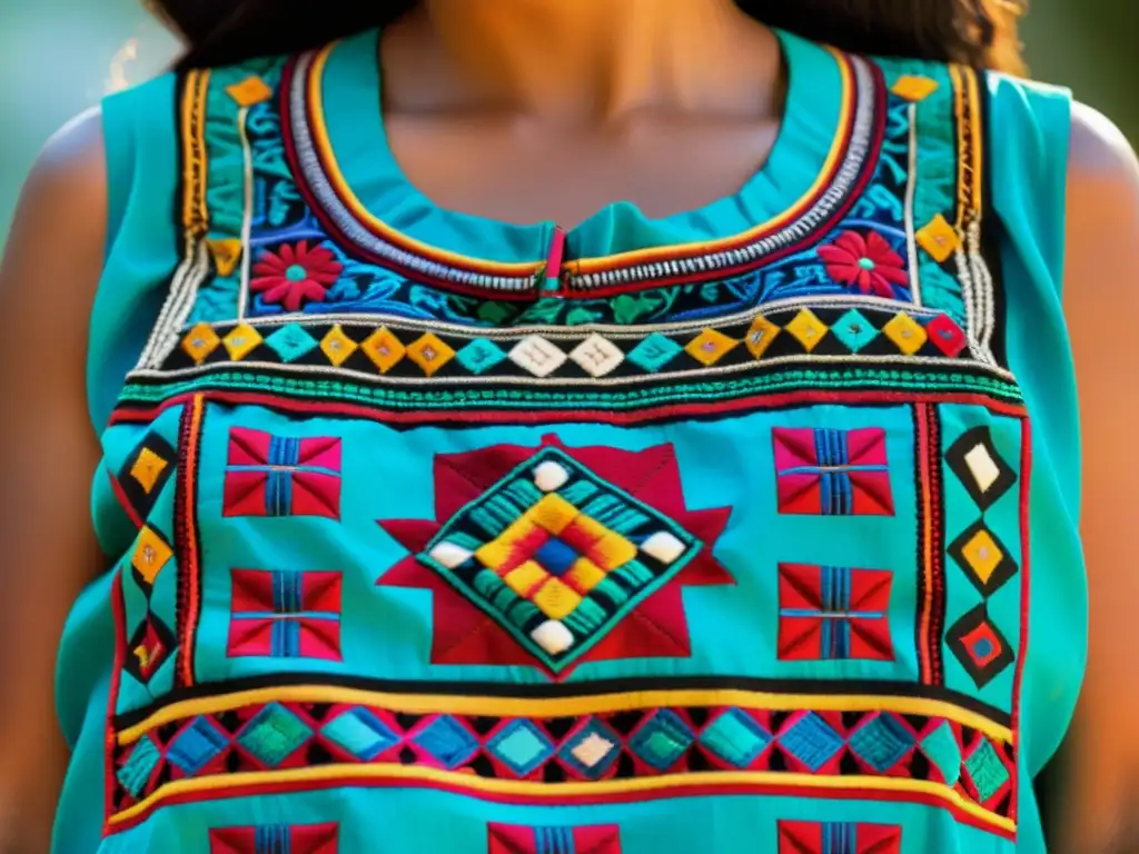 Una mujer maya teje un huipil guatemalteco, con símbolos y colores que representan la cultura y la naturaleza