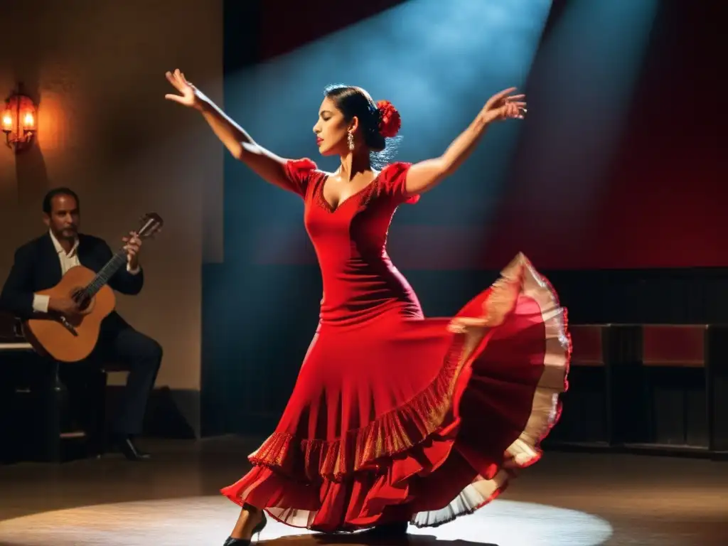 En el tablao andaluz, el baile flamenco hipnotiza con su energía y pasión