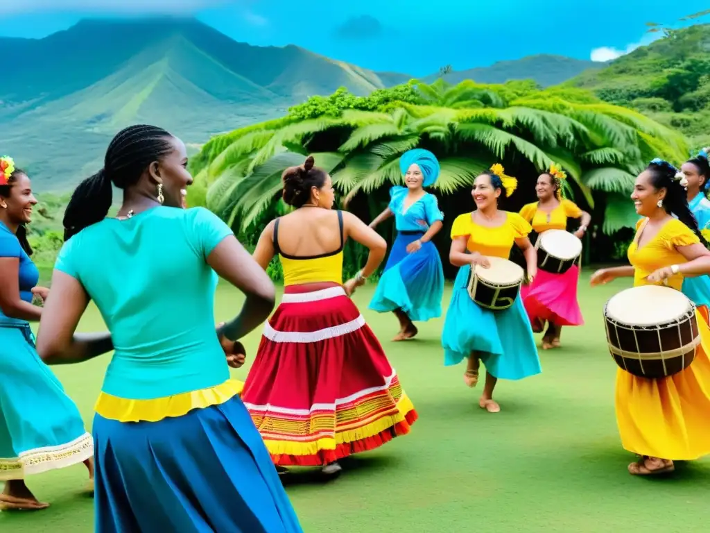 Taller de cumbia colombiana Caribe: vibrante danza tradicional al aire libre con música, trajes coloridos y un ambiente alegre y comunitario