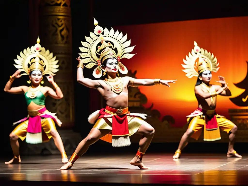 Vibrante baile balinés del Ramayana: significado cultural del Ramayana Balinés capturado en una danza llena de energía y gracia