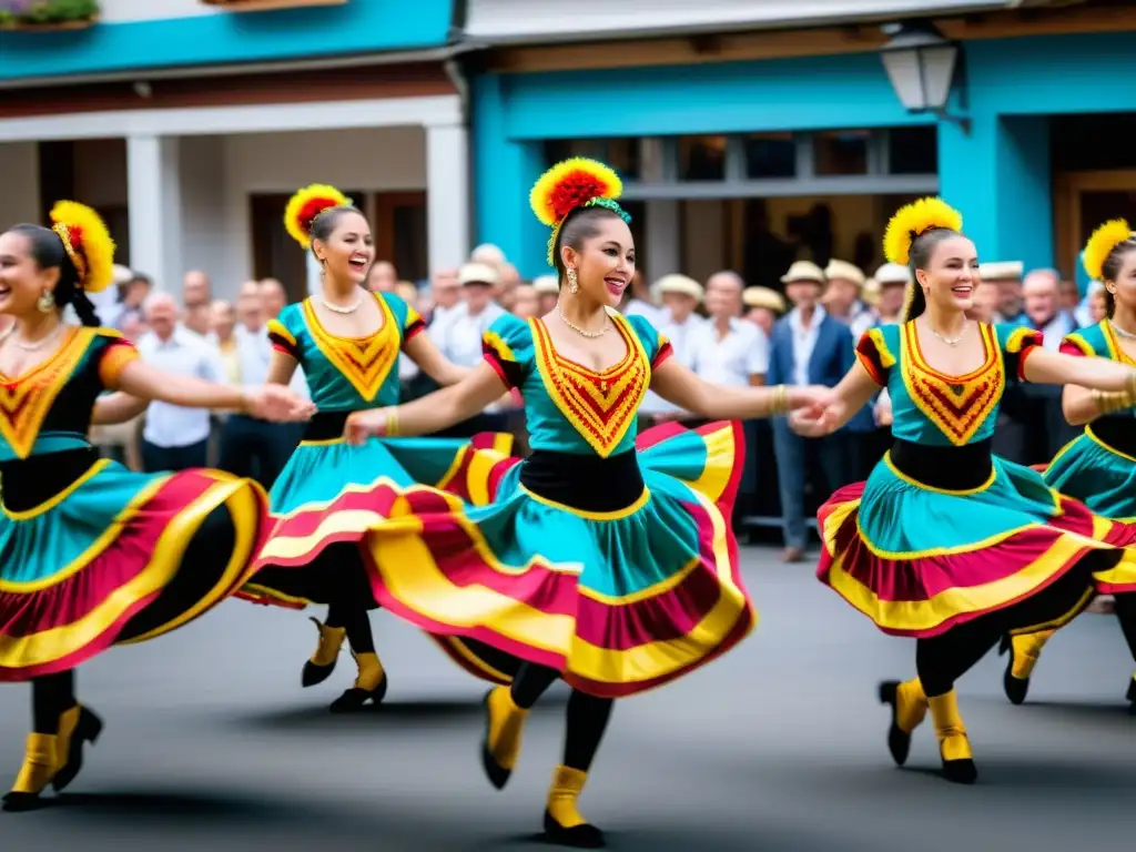 Vibrante baile zíngaro influencia danzas europeas en plaza histórica