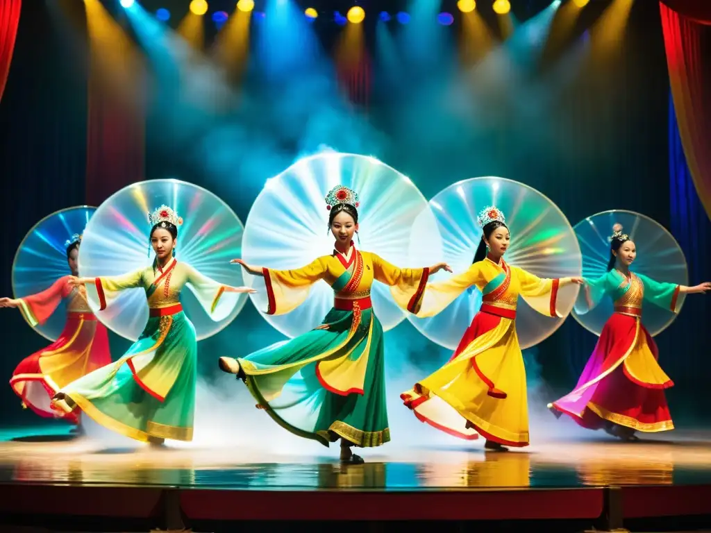 Vibrante danza del Tambor de Agua China: movimientos fluidos, tambores brillantes y trajes coloridos evocan tradición y pasión