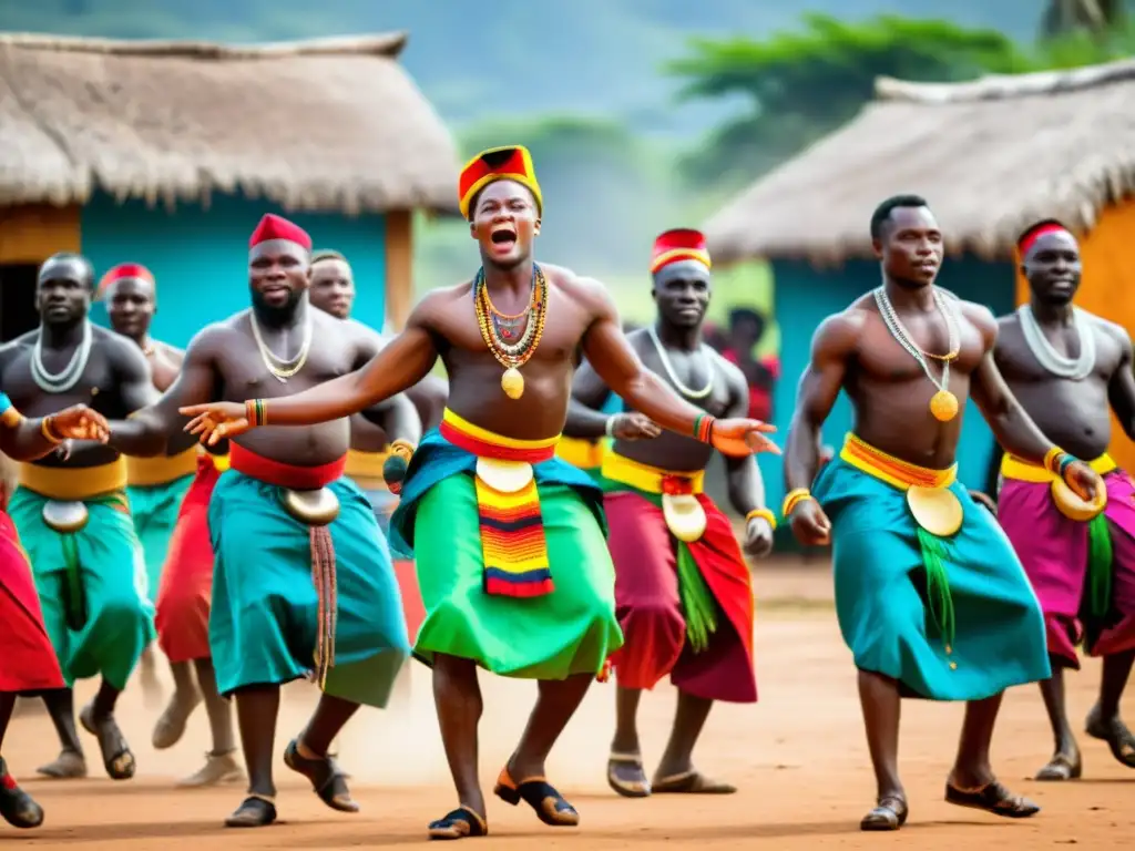 Vibrante danza Ndombolo en el Congo: poder terapéutico y vitalidad cultural capturados en detalle