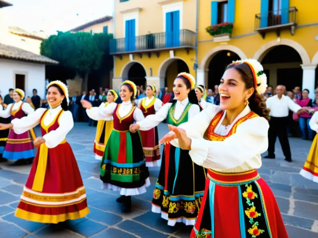 Vibrante Danza de San Vito, folclore siciliano en una colorida actuación llena de energía y tradición