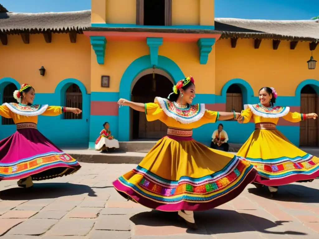 Vibrante danza tradicional en Guatemala capturando la resonancia cultural